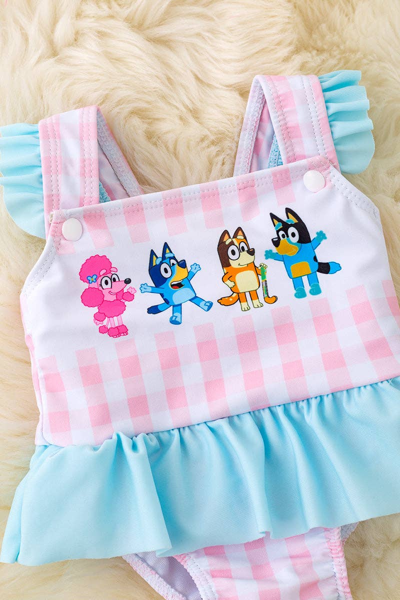 Swimsuit - Bluey Gingham