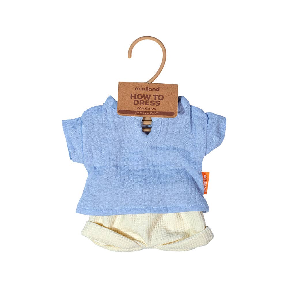 Overalls & Blouse Outfit Set