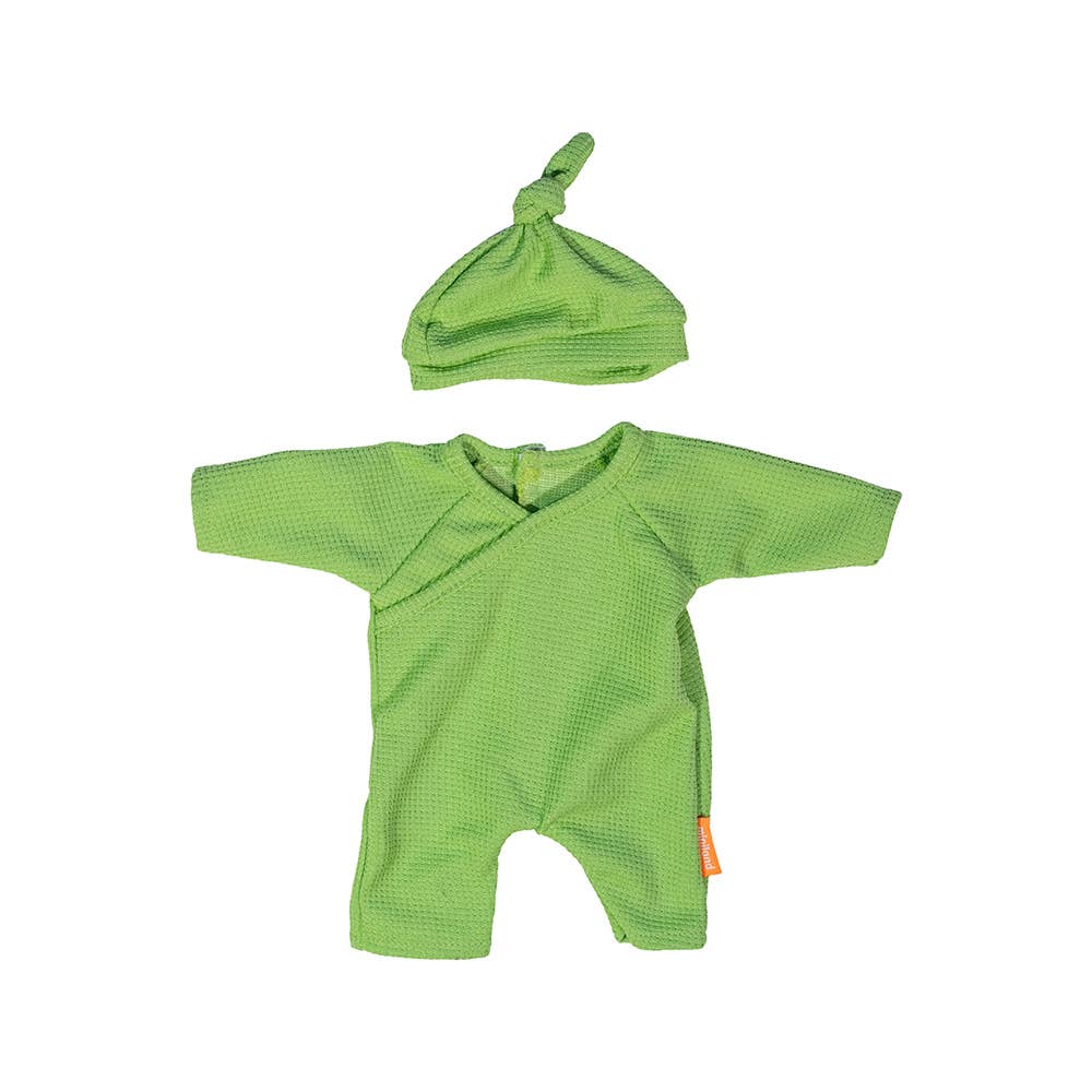 Preemie Baby Pajamas with Hat (12-13") - Pink