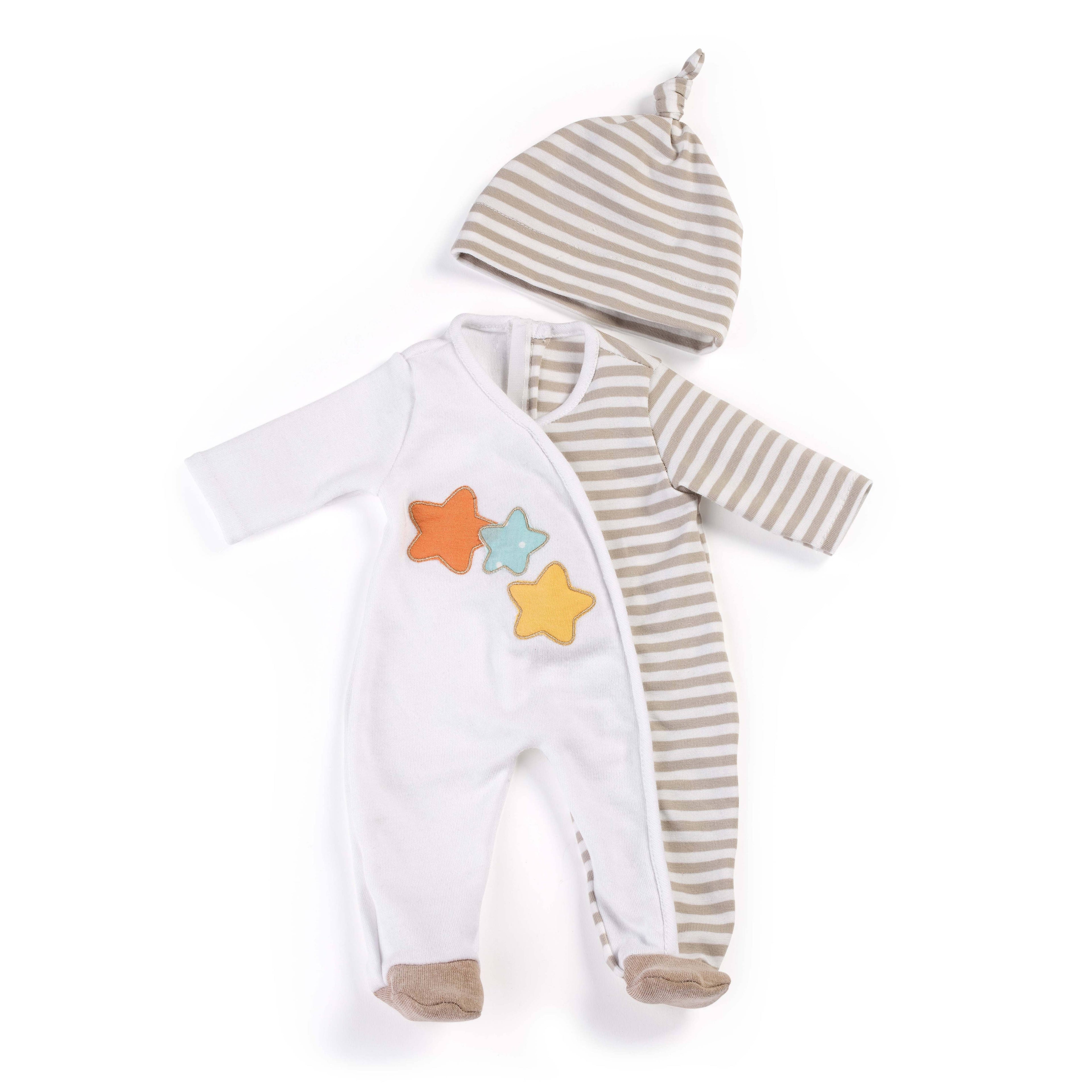 Small Full-Size Baby Pajamas Set (14-16")
