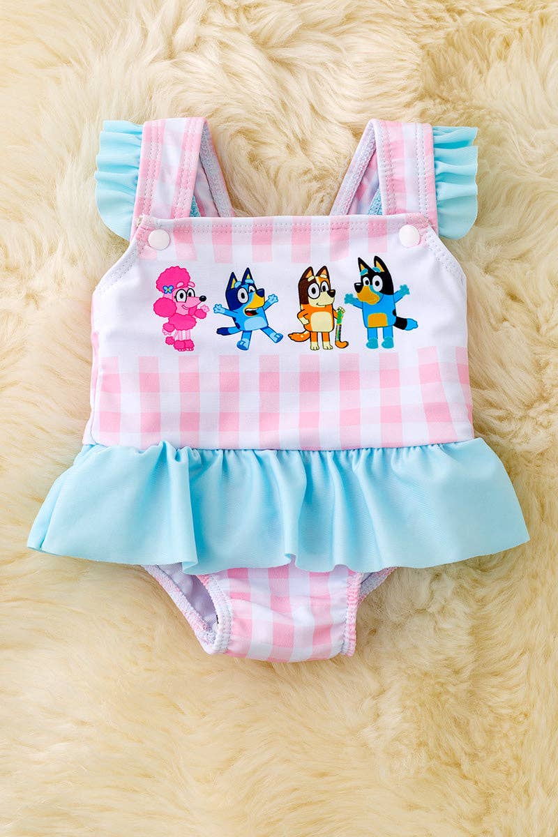Swimsuit - Bluey Gingham