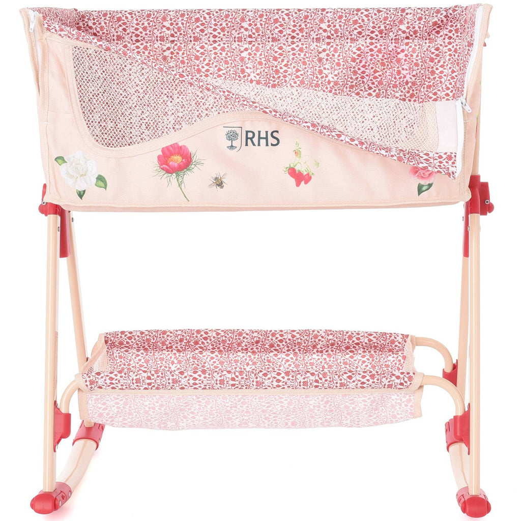 Roma Bedside Crib - Flora