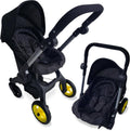 NYDC Car Seat Stroller Combo – Convertible 2 in 1: Black