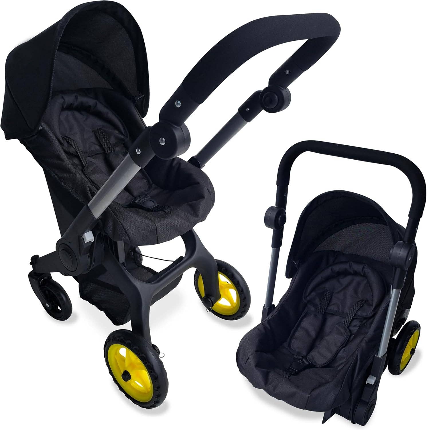 NYDC Car Seat Stroller Combo – Convertible 2 in 1: Black