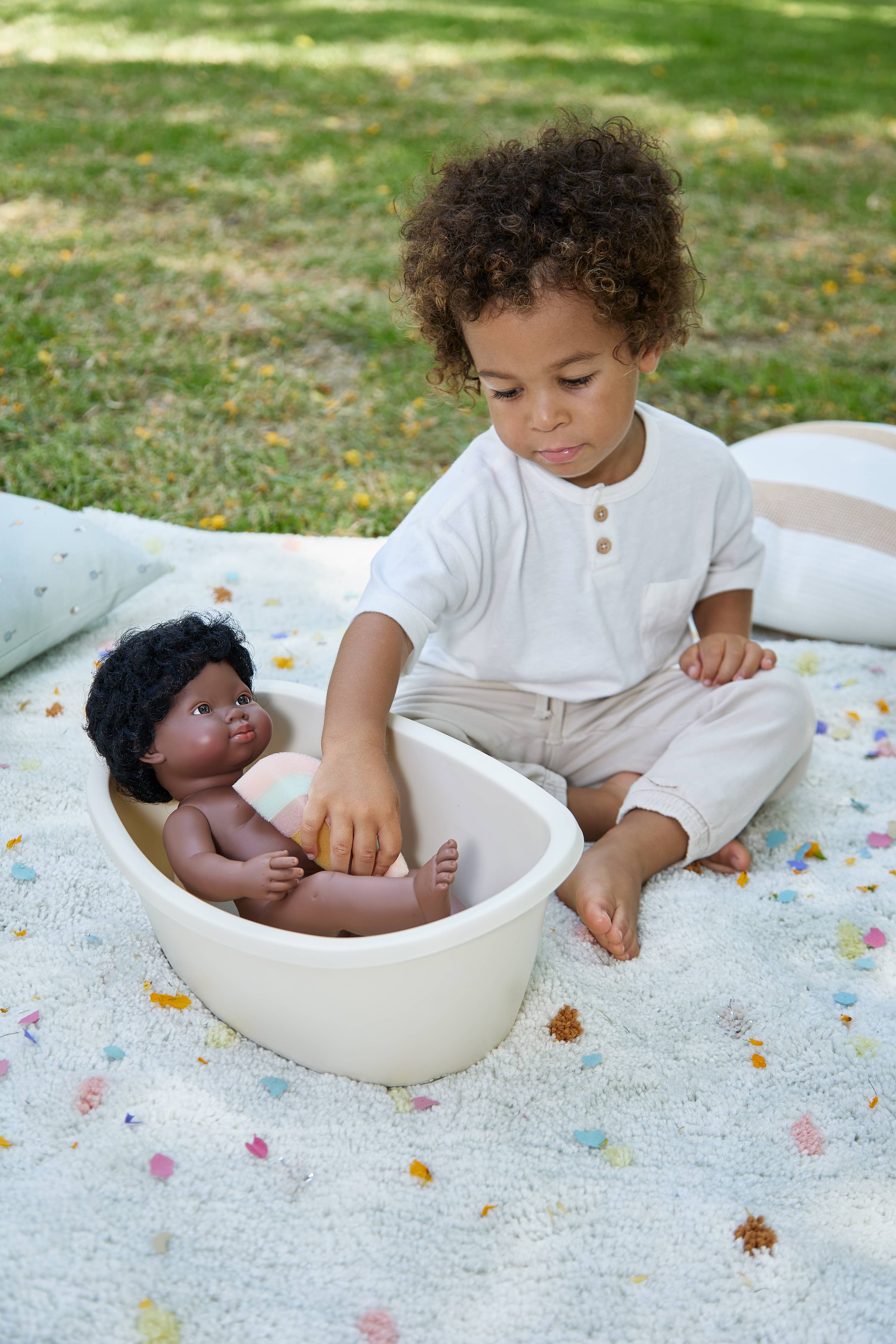 Bathtub and Sponge Set