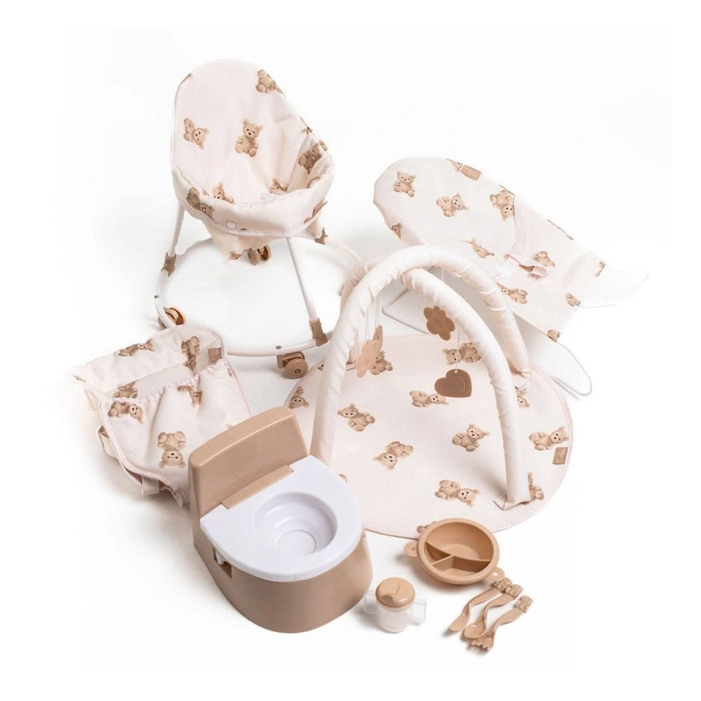 Roma 10 Piece Accessory Set - Teddy Bear
