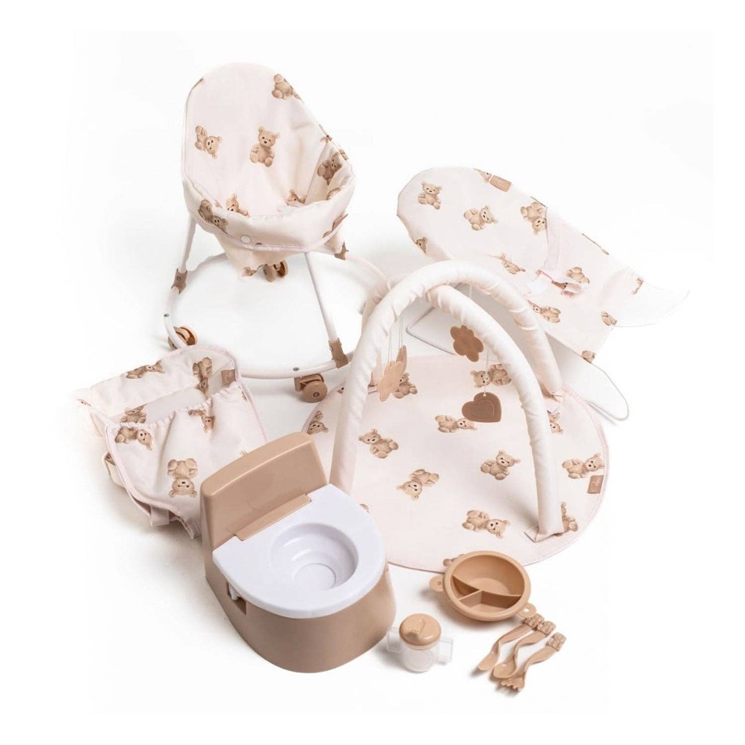 Roma 10 Piece Accessory Set - Teddy Bear