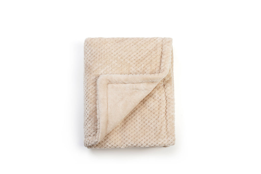 Baby Blanket with Bear Toy: Pink