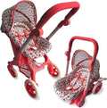 NYDC Car Seat Stroller Combo – Convertible 2 in 1: Floral