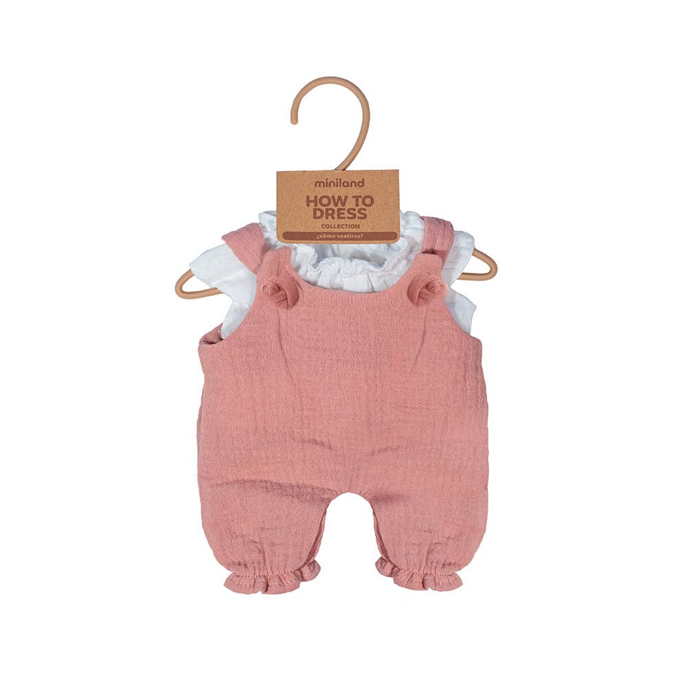 Overalls & Blouse Outfit Set