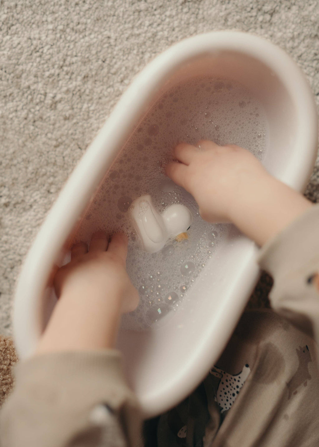 My Tubby Doll Bath Set - Coral | Silicone Baby Doll Bathtub Playset