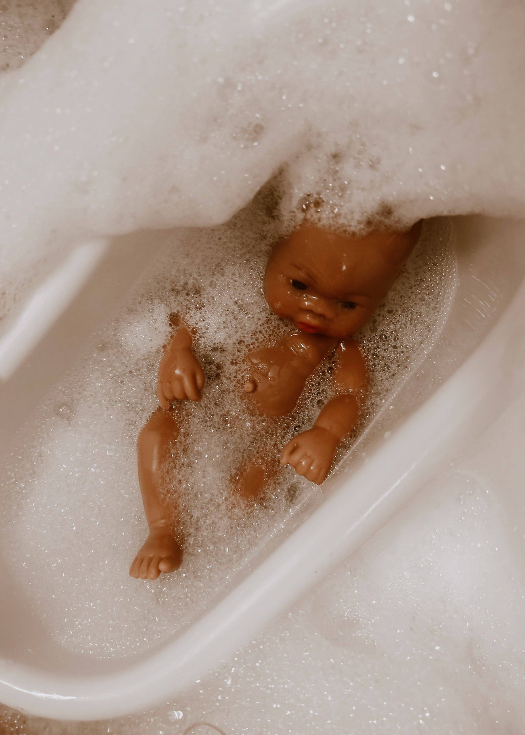 My Tubby Doll Bath Set - Coral | Silicone Baby Doll Bathtub Playset