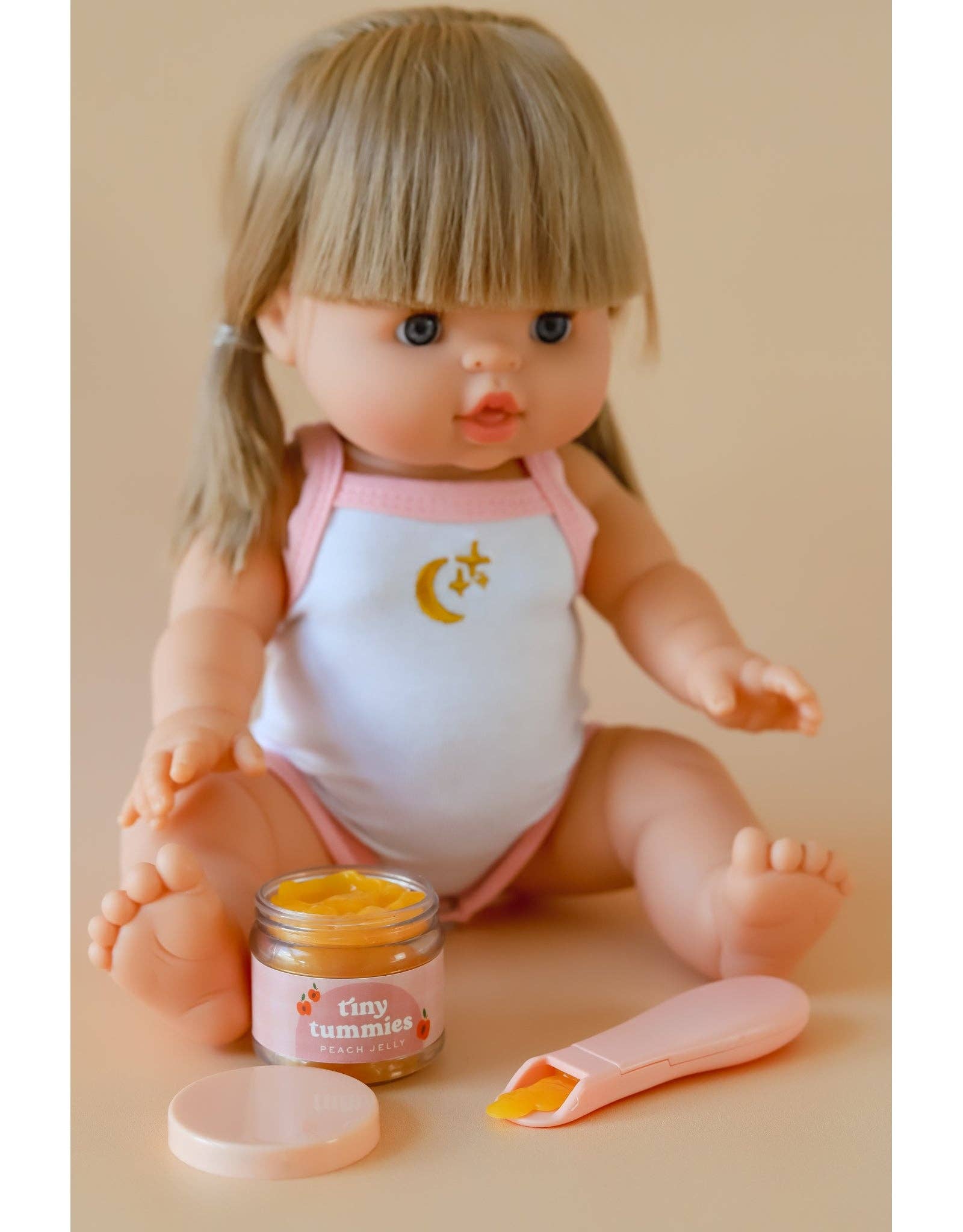 Tiny Tummies Peach Jelly Jar